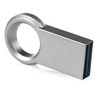 Флешка Qumo Ring, 32 Гб,  USB3.0, металлик - Фото 2
