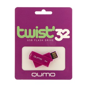 

Флешка Qumo Twist Fandango, 32 Гб, USB2.0, фиолетовая