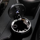 УЦЕНКА Пепельница для авто TORSO в подстаканник с подсветкой, черный - Фото 2