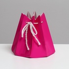 Аквабокс коробка для цветов, розовый, 16×16 см - Фото 2