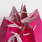 Аквабокс коробка для цветов, розовый, 16×16 см - Фото 4