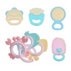 Погремушки с прорезывателем Крошка Я «Нежность», набор 5 шт. - Фото 2