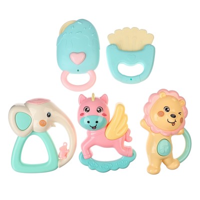 Погремушка «Нежные друзья», 5 шт., Крошка Я