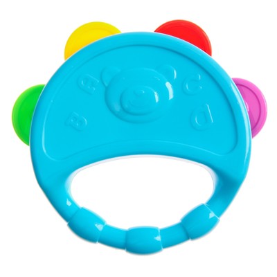 Погремушка Крошка Я «Бубен», от 3 мес., МИКС