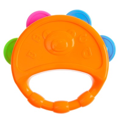 Погремушка Крошка Я «Бубен», от 3 мес., МИКС