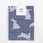 Набор полотенец Этель Hares & leaves 40х60 см - 2 шт., цв. синий, 100% хл - Фото 9