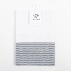 Набор полотенец Этель Lines 40×60 см - 2 шт., цвет т. серый, 100% хлопок 9085214