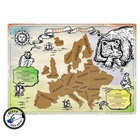 Карта Европы со стирающимся слоем - Фото 1