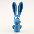 Игрушка пищащая для собак из латекса «Ослик», 17 см, голубая - Фото 2