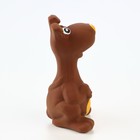 Игрушка для собак «Бобик», 11 см, пищащая, латекс, коричневая - Фото 3