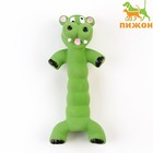 Игрушка пищащая для собак из латекса «Корова», 21 см, зелёная - Фото 1