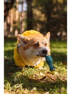 Игрушка для собак «Утка», 17 см, пищащая, латекс, синяя - Фото 5