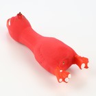 Игрушка пищащая для собак из латекса "Петух", 18 см, красная - фото 9483075