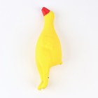 Игрушка пищащая для собак из латекса "Гусь", 19 см, жёлтая - Фото 2