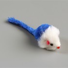 Игрушка для кошек "Малая мышь" двухцветная, 5 см, фасовка 60 шт, микс цветов - Фото 2
