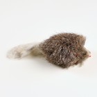 Мышь из натурального меха, 7,5 см, микс белая/серая, фасовка 30 шт - Фото 3
