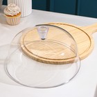 Блюдо для подачи с крышкой Доляна «Древо», d=28 см, дерево - Фото 2