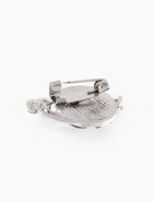 Брошь «Улиточка» с жемчужиной, белая в серебре (комплект 12 шт) - фото 38585248