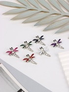 Брошь «Стрекоза» мини, МИКС в серебре - Фото 5