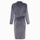 Халат унисекс LoveLife "Hygge" цвет серый, one size, микрофибра, 100% п/э, 250 г/м2 9079412 - фото 14083306