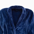 Халат унисекс LoveLife "Hygge" цвет тёмно-синий, one size, микрофибра, 100% п/э, 250 г/м2 9079413 - фото 14083312
