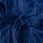 Халат унисекс LoveLife "Hygge" цвет тёмно-синий, one size, микрофибра, 100% п/э, 250 г/м2 9079413 - фото 14083314