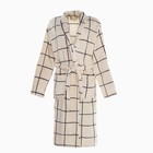 Халат мужской LoveLife "Клетка" Вид 2, one size, микрофибра, 100% п/э, 250 г/м2 9079446 - фото 844196