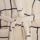 Халат мужской LoveLife "Клетка" Вид 2, one size, микрофибра, 100% п/э, 250 г/м2 9079446 - фото 844199