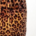 Халат LoveLife "Leopard", размер S, микрофибра, 100% п/э, 250 г/м2 9079447 - фото 14083340