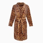 Халат LoveLife "Leopard" размер M, микрофибра, 100% п/э, 250 г/м2 9079448 - фото 14083347