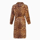 Халат LoveLife "Leopard" размер M, микрофибра, 100% п/э, 250 г/м2 9079448 - фото 14083349