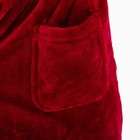 Халат LoveLife «Cozy» цвет бордовый, размер S, микрофибра, 100% п/э, 250 г/м² - фото 49188955