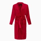 Халат LoveLife "Cozy" цвет бордовый, размер M, микрофибра, 100% п/э, 250 г/м2 9079451 - фото 14083368