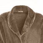 Халат LoveLife "Cozy" цвет серо-коричневый, размер M, микрофибра, 100% п/э, 250 г/м2 - фото 39427754