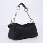 Сумка-багет на молнии, цвет чёрный - фото 24726393