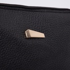 Сумка женская кросс-боди на молнии, 24×7×15 см, чёрная - Фото 7