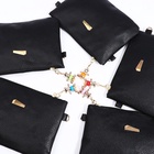 Сумка женская кросс-боди на молнии, 24×7×15 см, чёрная - Фото 9