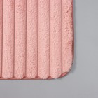 Набор ковриков для ванной и туалета SAVANNA «Оливия», 2 шт, 40×50 см, 50×80 см, цвет розовый - Фото 3