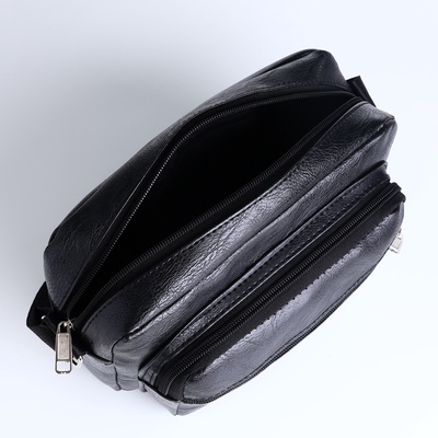 Сумка мужская, цвет чёрный