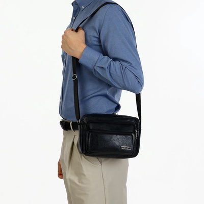 Сумка мужская, цвет чёрный