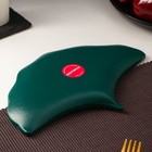 Блюдо для фруктов Доляна «Ракушка», 23×15 см, зелёное - Фото 3