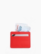 Картхолдер, на 3 карты, отделение для купюр, красный - Фото 4