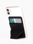 Картхолдер на телефон клеящийся, с подставкой, чёрный - Фото 2