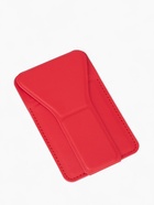 Картхолдер на телефон клеящийся, с подставкой, красный - Фото 4