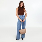 Сумка женская на молнии, цвет бежевый 9162162