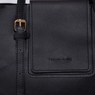 Сумка женская на молнии, цвет чёрный - фото 26748245