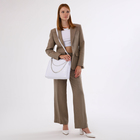 Сумка-мешок на молнии, цвет белый 9162180