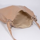Сумка-мешок на молнии, цвет бежевый - фото 21775360