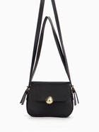 Сумка женская мессенджер на клапане, 23×6×17 см, чёрная - Фото 12