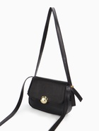 Сумка женская мессенджер на клапане, 23×6×17 см, чёрная - Фото 13